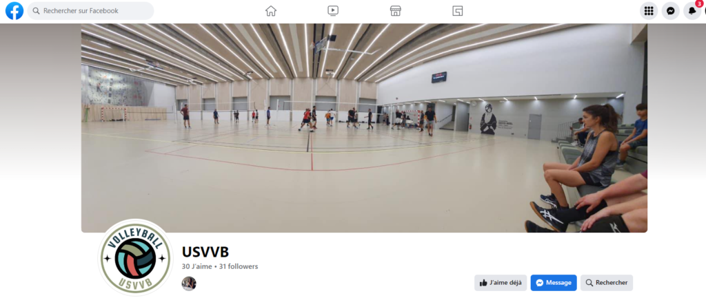 L’USVVB a une page Facebook